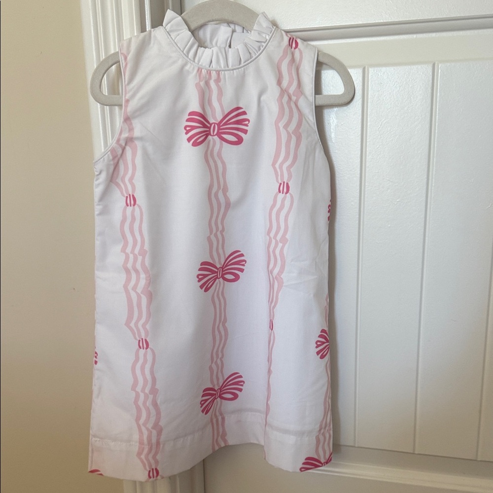 The Yellow Lamb Ruffle Dress with Ribbons & Bows